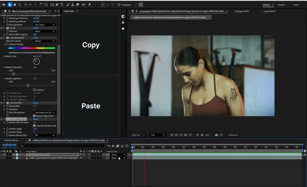 Tutorial After Effects e EBsynth 2